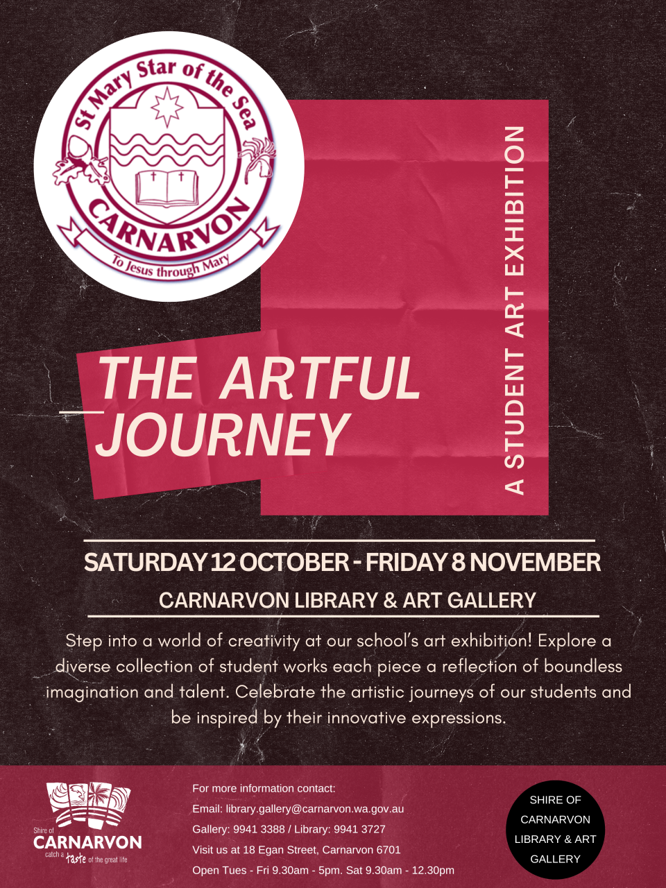 The Artful Journey : A Student Art Exhibition opening night